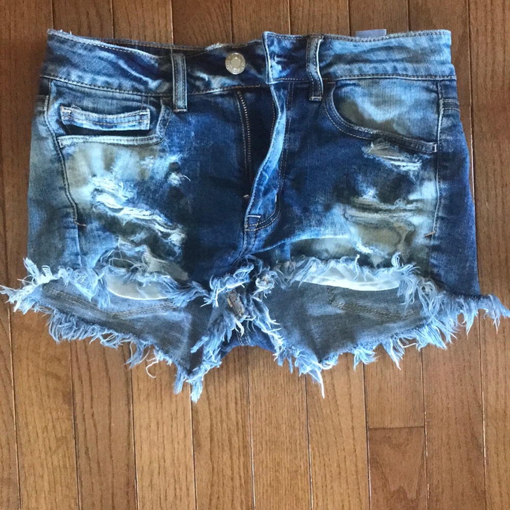 American eagle high waisted shorts.